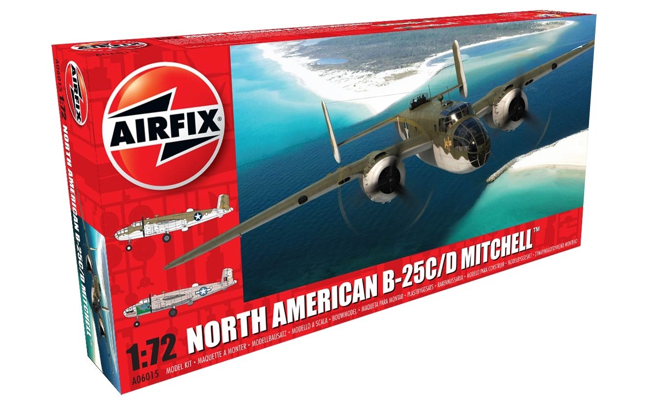 Model kit 1/72 North-American B-25C/D Mitchell (Airfix)