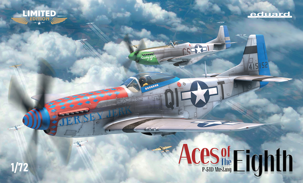 Model kit 1/72 P-51D Aces of the Eighth (Limited Dual Combo) (Eduard kits)