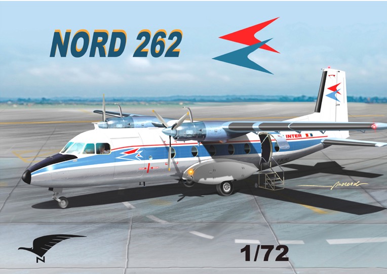 Aircraft kits 1/72 Nord 262 Air Inter (Mach 2)