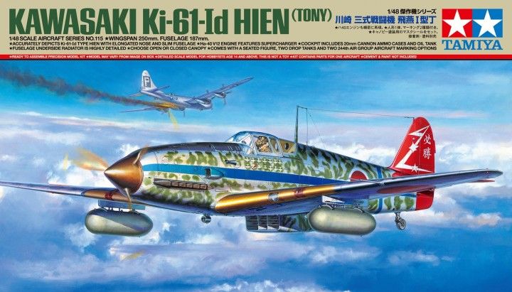 Model kit 1/48 Kawasaki Ki-61-Id Hien (Tony) (Tamiya)