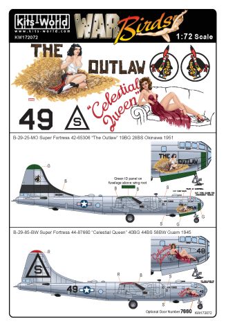 Decal 1/72 Boeing B-29-25-MO Super Fortress (Kits-World)