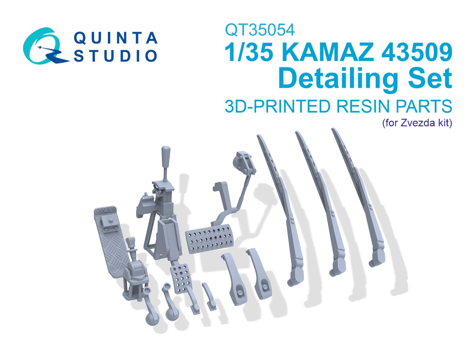 KAMAZ 43509 Detailing set (Zvezda)