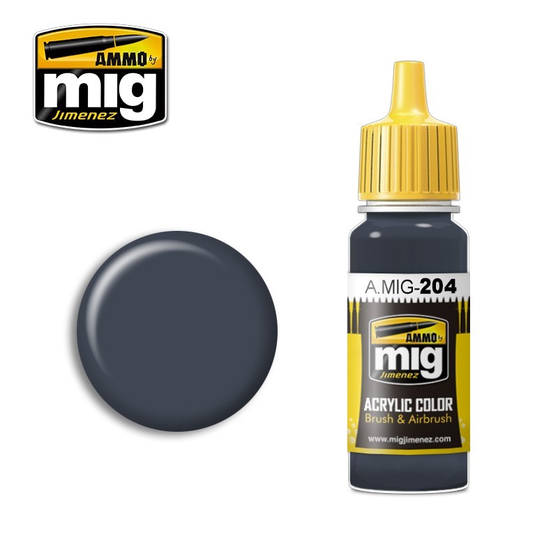 Acrylic paint FS 36118 MEDIUM GUNSHIP GRAY (Ammo Mig) (17ml) 