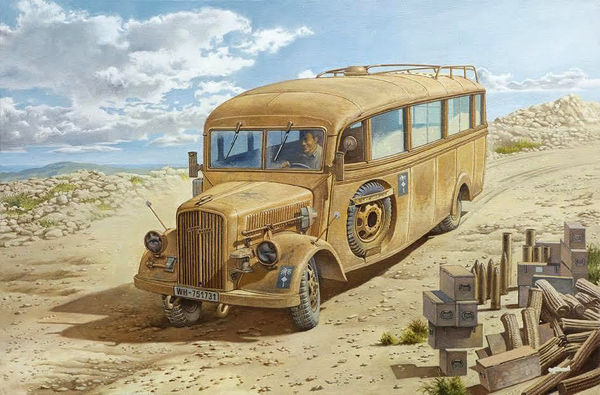 Model kit 1/35 Opel Blitz Omnibus 3.6-47 Type W39 Ludewig Late (Roden)