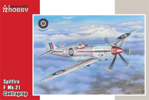 Model kit 1/72 Spitfire F Mk.21 Contraprop (3x camo) (Special Hobby)