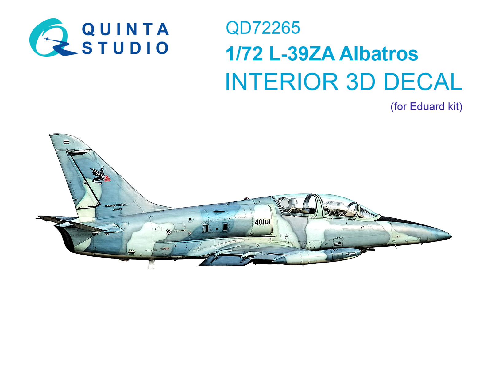 L-39ZA Albatros 3D-Printed & coloured Interior on decal paper (Eduard)