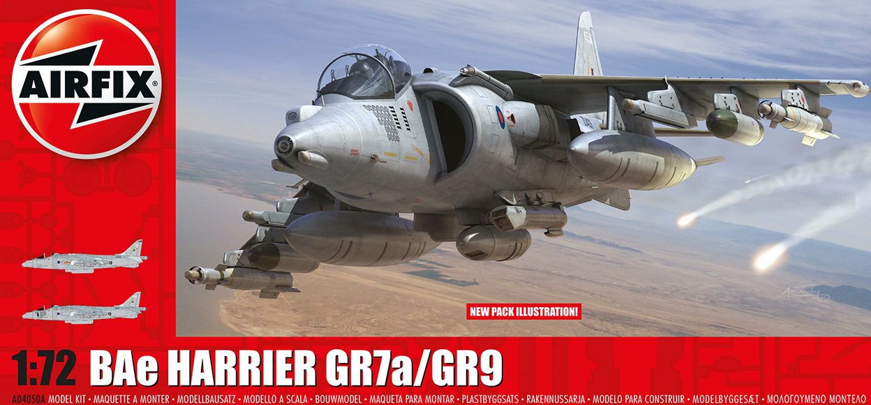 Model kit 1/72 BAe Harrier GR.9A/GR.9 (Airfix)