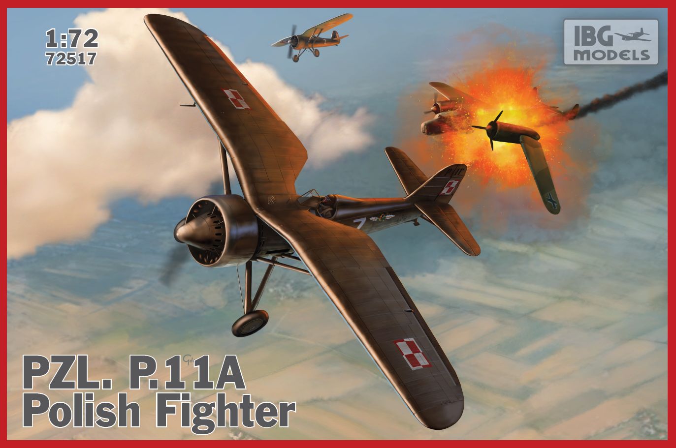 Model kit 1/72 PZL P.11a Polish Fighter (IBG Models)