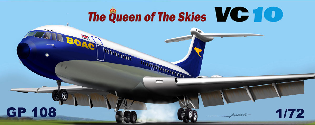 Model kit 1/72 Vickers VC-10 BOAC 'The Queen Of The Skies' [VC10] (Mach 2)