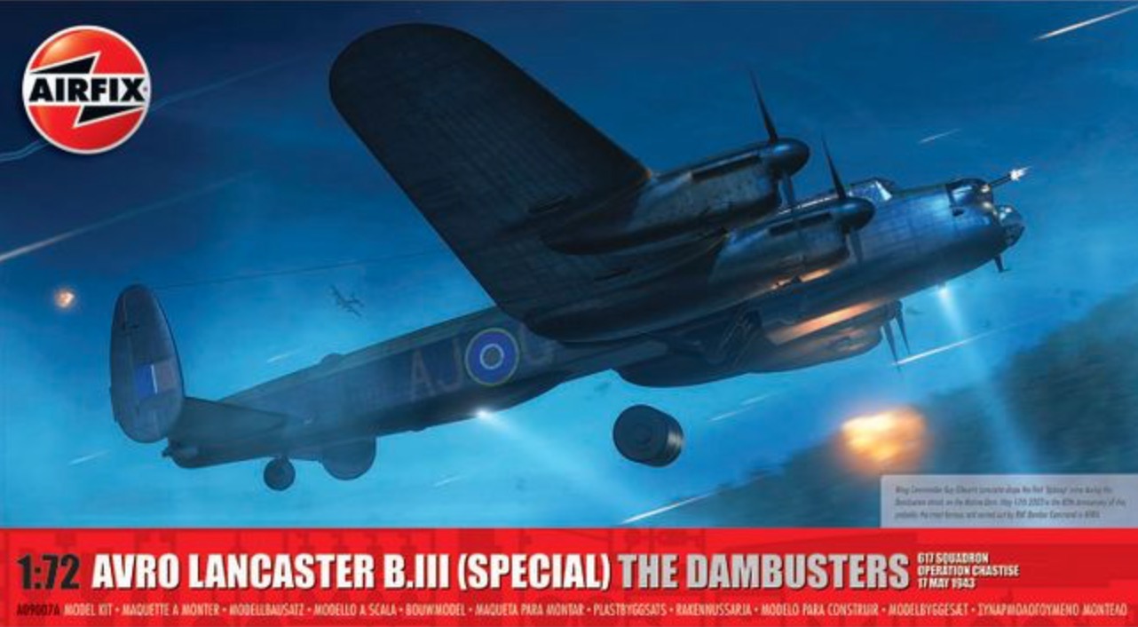 Model kit 1/72 Avro Lancaster B.III (SPECIAL) 'THE DAMBUSTERS' (Airfix)