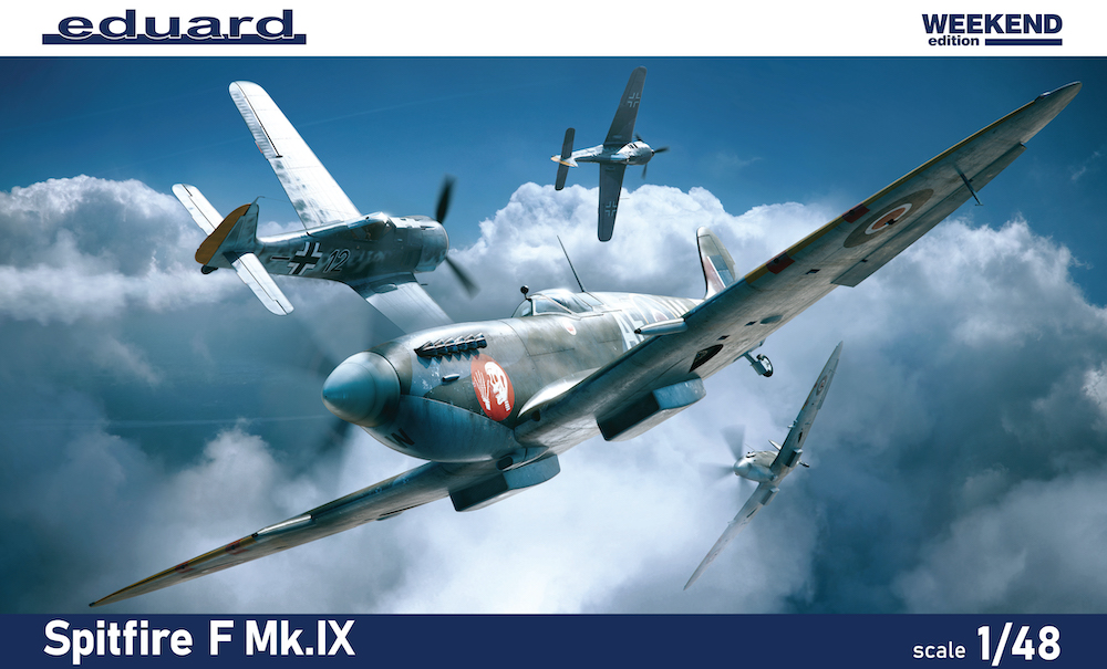 Model kit 1/48 Supermarine Spitfire F Mk.IX Weekend edition (Eduard kits)