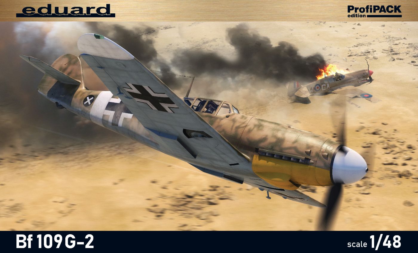 Model kit 1/48 Messerschmitt Bf-109G-2 Profipack edition (Eduard kits)