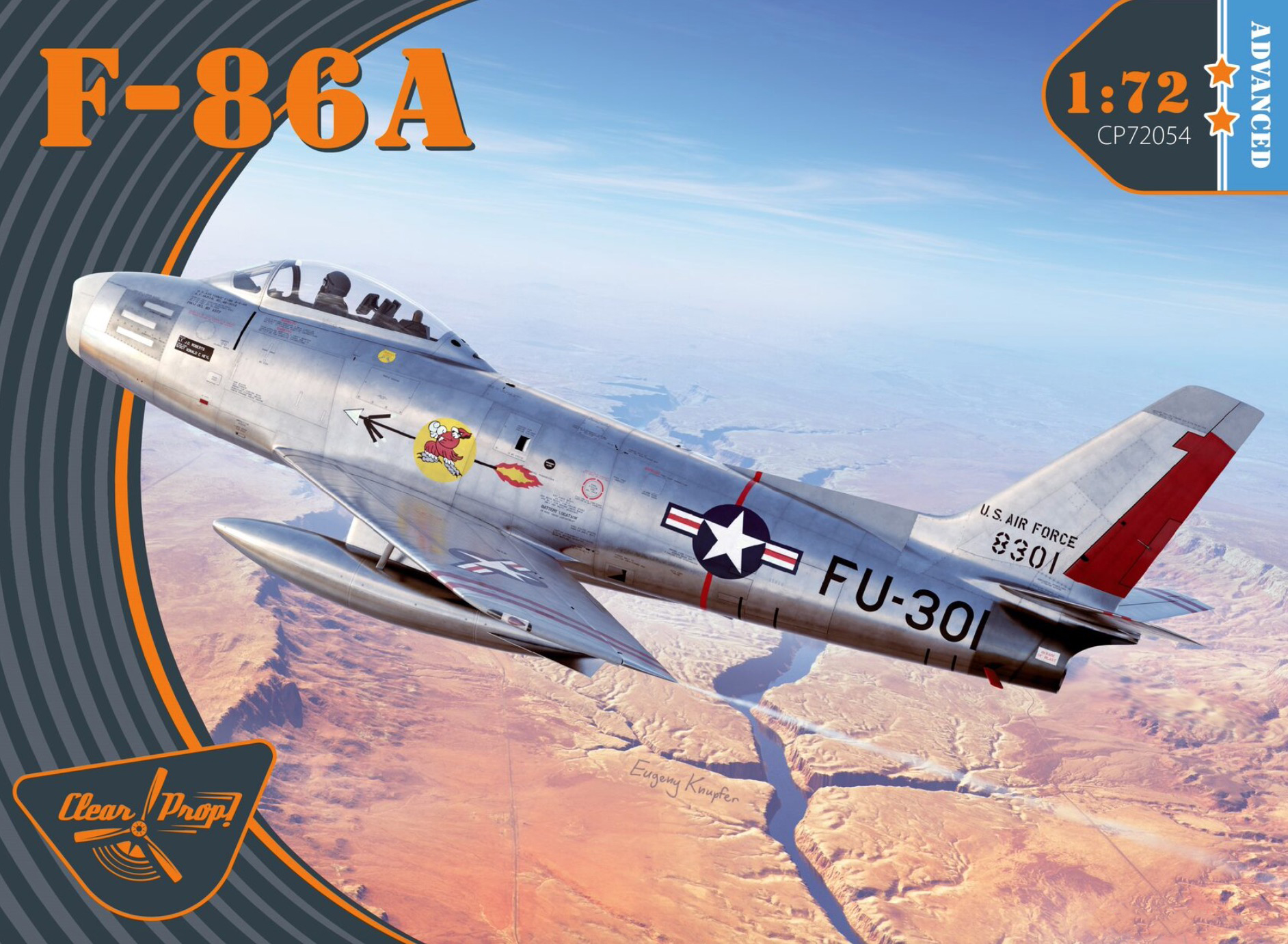 Model kit 1/72 North-American F-86A Sabre (Clear Prop) (damaged box)
