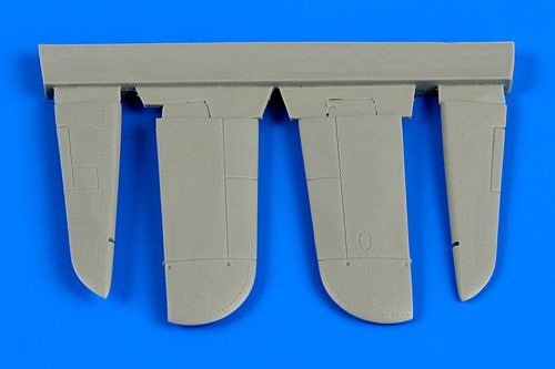Additions (3D resin printing) 1/72 Hawker Typhoon Mk.IB control surfaces (designed to be used with Airfix kits)