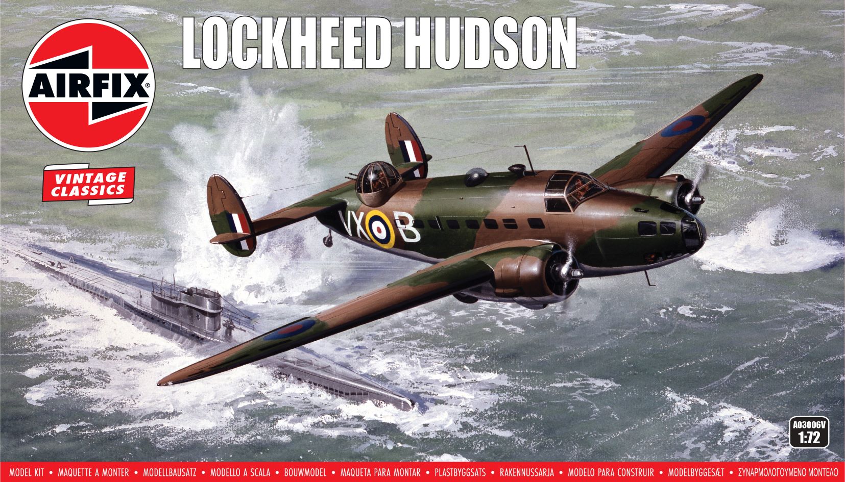 Model kit 1/72 Lockheed Hudson Mk.I (Airfix)