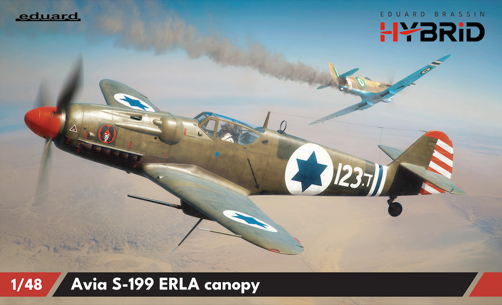 Model kit 1/48 Avia S-199 ERLA canopy (HYBRID edition) (Eduard kits)