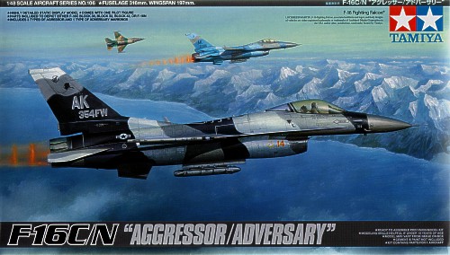 Model kit 1/48 Lockheed-Martin F-16C /F-16N Aggressor Adversary  (Tamiya)