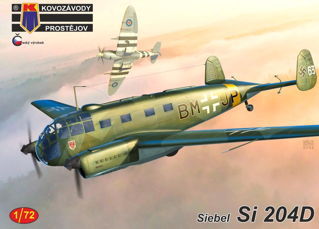 Model kit 1/72 Siebel Si-204D (Kovozavody Prostejov)