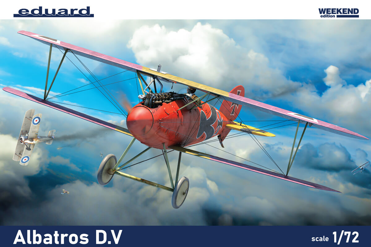 Model kit 1/72 Albatros D.V (Weekend edition) (Eduard kits)