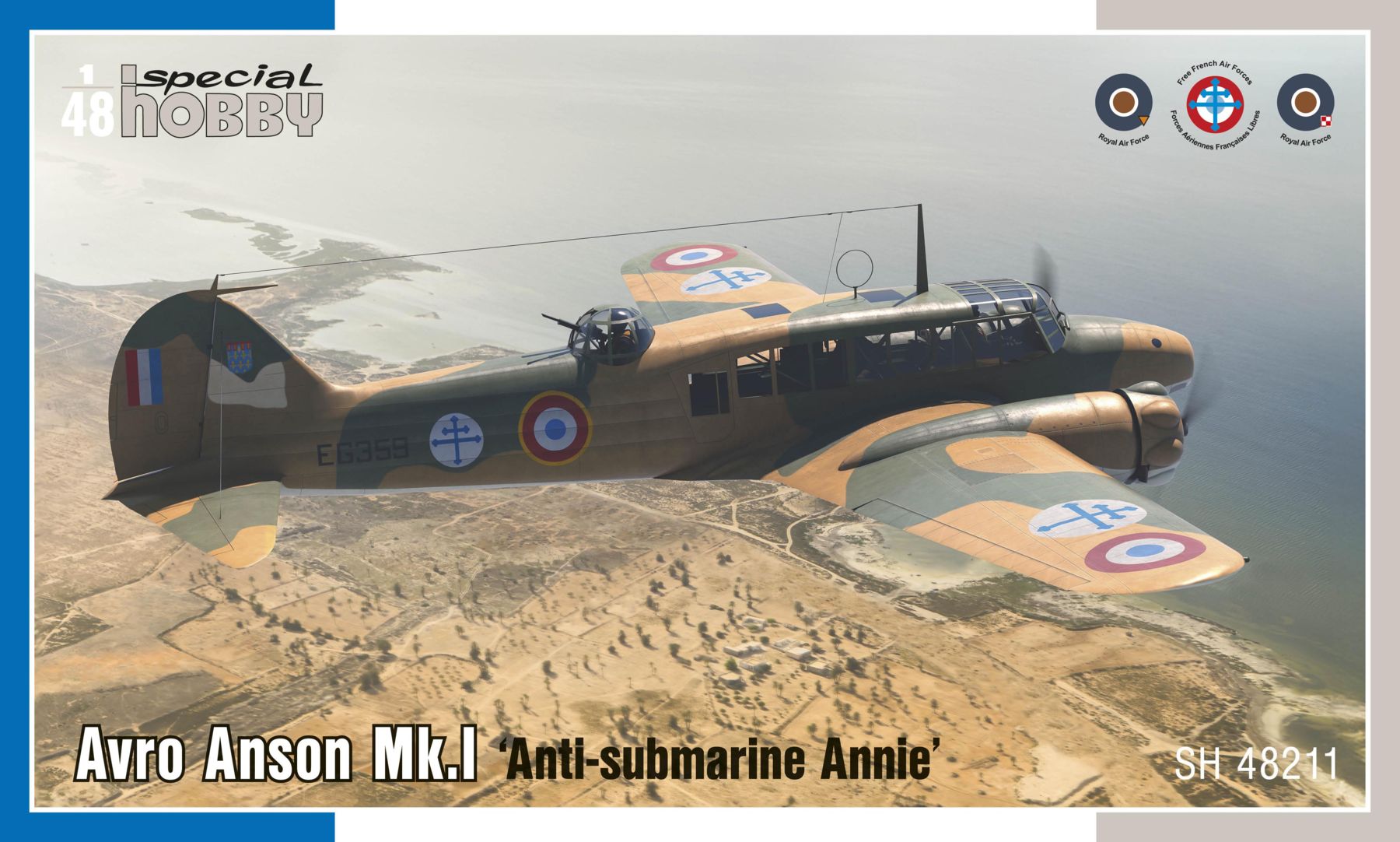 Model kit 1/48 Avro Anson Mk.I 'Anti-submarine Annie' (Special Hobby)