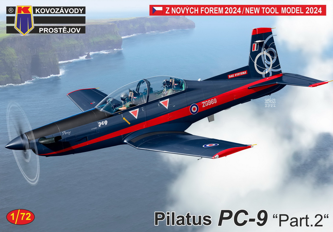 Model kit 1/72 Pilatus PC-9 Pt.2 new mould (Kovozavody Prostejov)