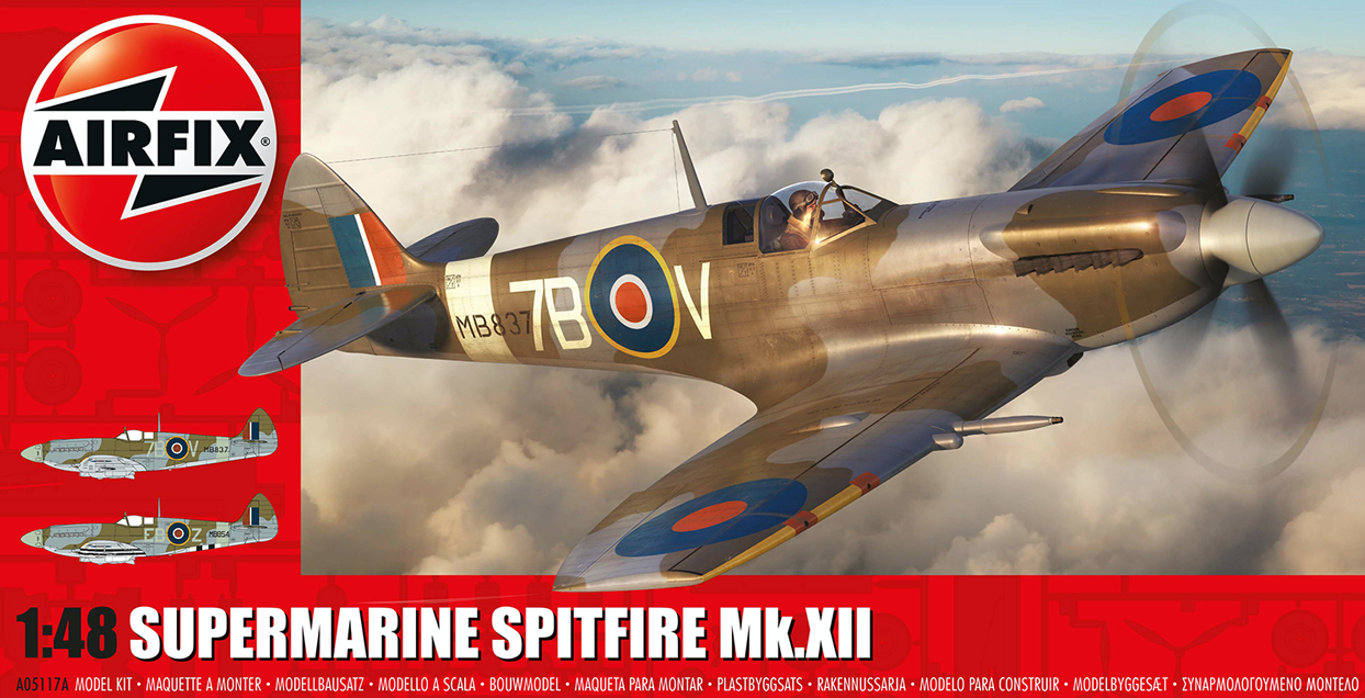 Model kit 1/48 Supermarine Spitfire Mk.XII (Airfix)
