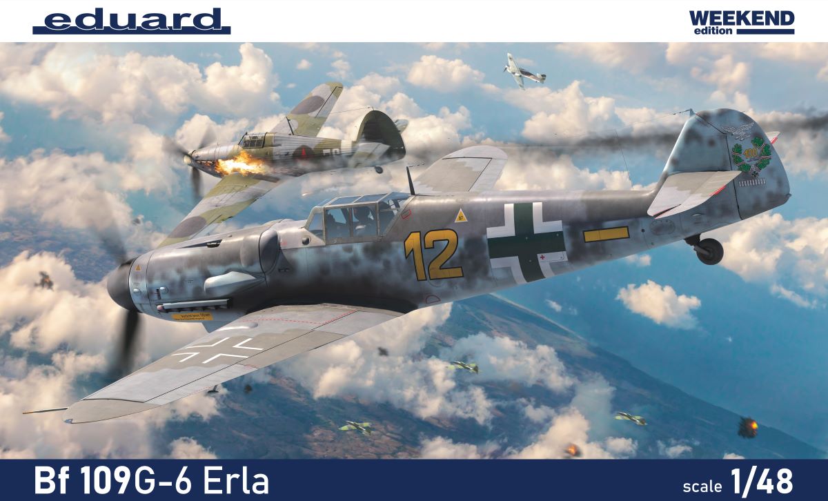 Model kit 1/48 Bf 109G-6 Erla (Weekend Edition) (Eduard kits)