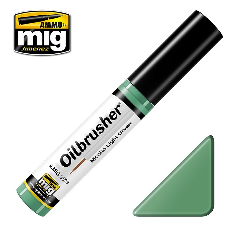 OILBRUSHER  Mecha Light Green (10mL) (Ammo Mig)