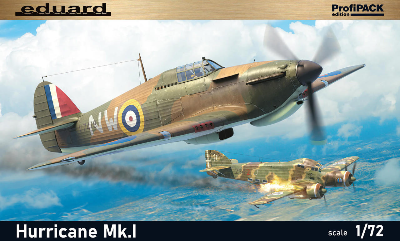 Model kit 1/72  Hurricane Mk.I ProfiPACK edition  (Eduard kits)