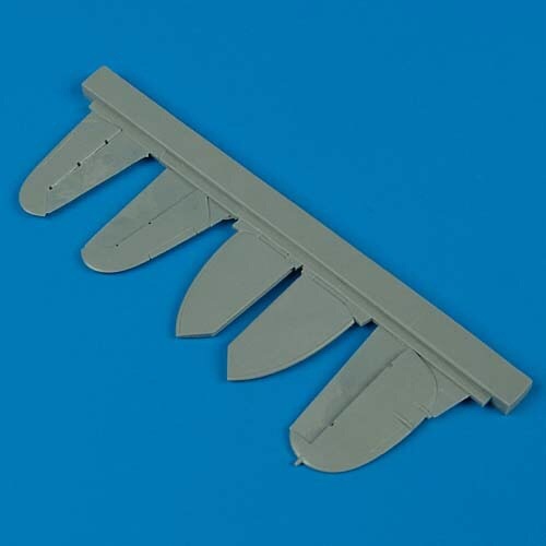 Additions (3D resin printing) 1/72 Supermarine Spitfire Mk.I/Mk.V control surfaces (designed to be used with Tamiya kits)