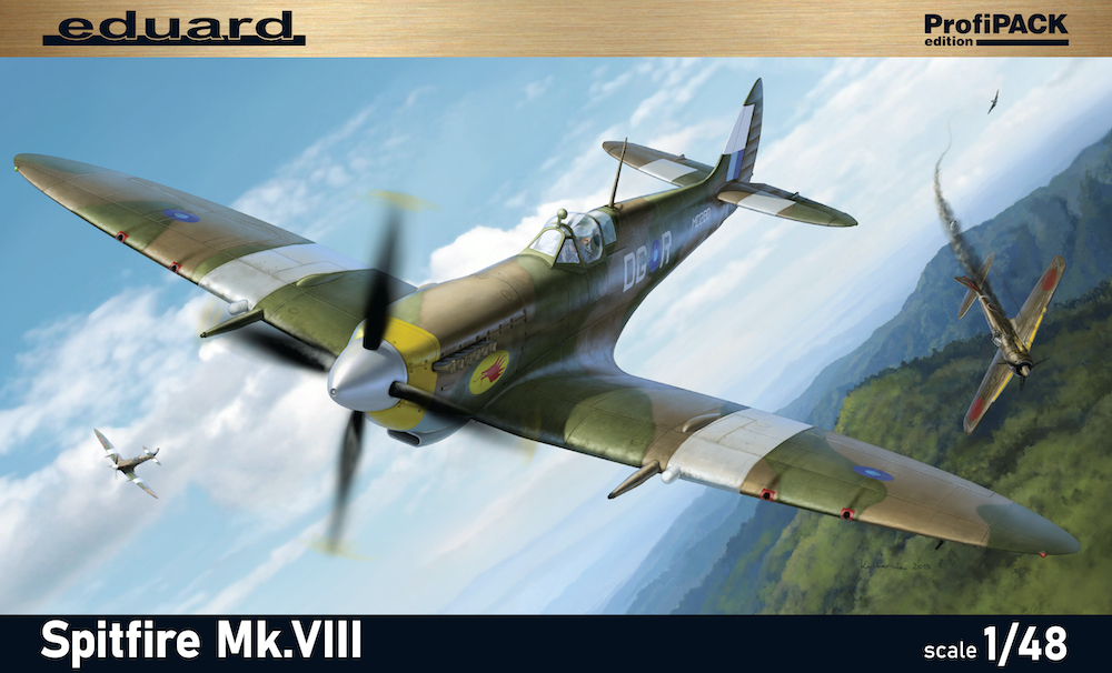 Model kit 1/48 Supermarine Spitfire Mk.VIII Profipack edition (Eduard kits)
