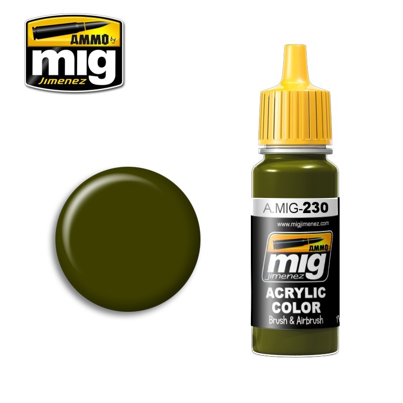 Acrylic paint RLM 82 CAMO GREEN (Ammo Mig) (17ml) 