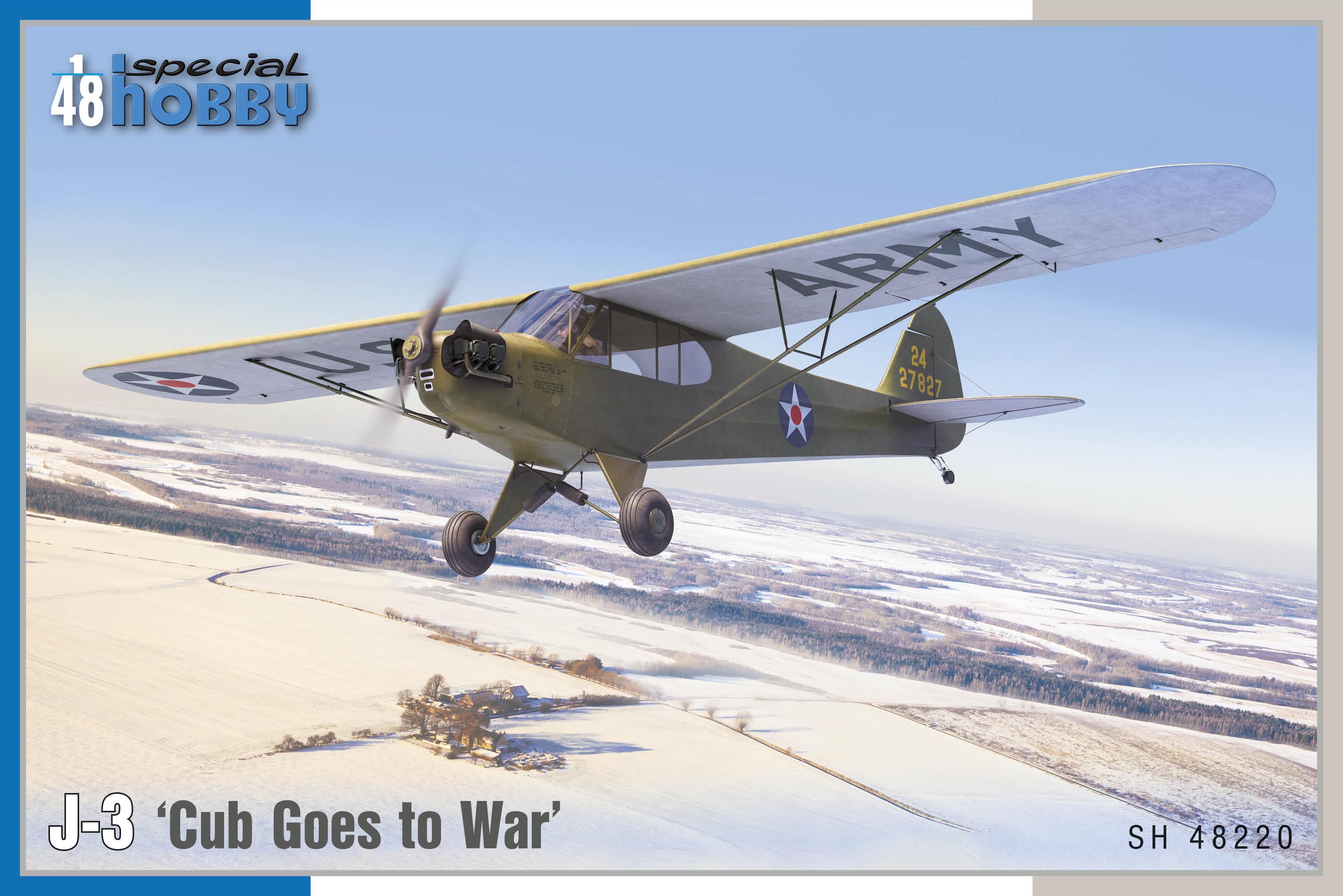 Model kit 1/48 J-3 'Cub Goes To War' (3x camo) (Special Hobby)
