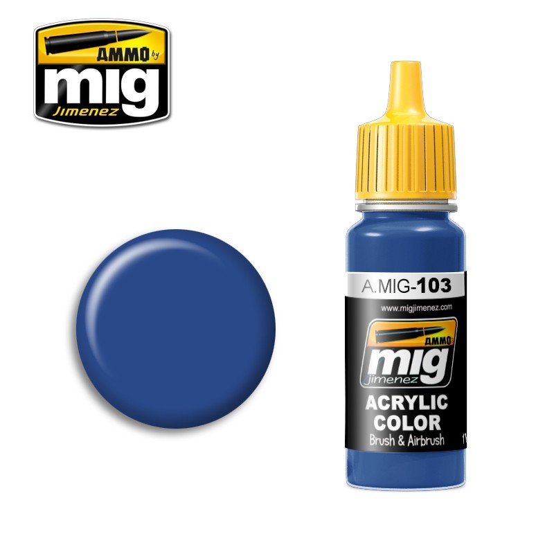 Acrylic paint MEDIUM BLUE (Ammo Mig) (17ml) 