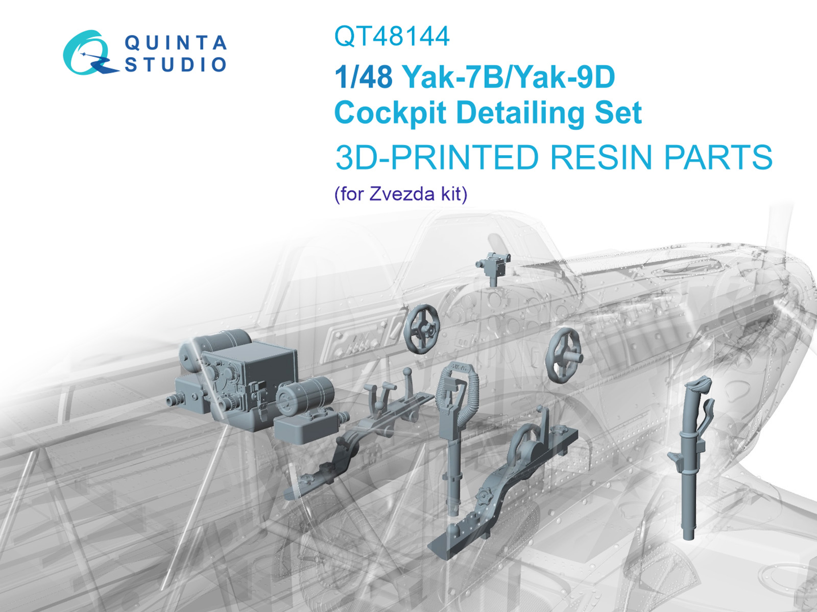 Yak-7B/Yak-9D Cockpit Set (Zvezda)