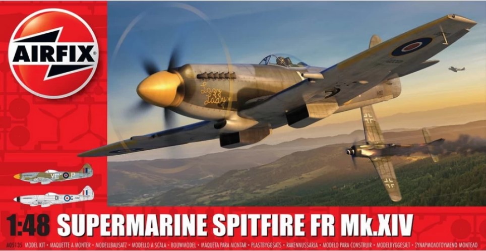 Model kit 1/48 Supermarine Spitfire FR Mk.XIV (Airfix)