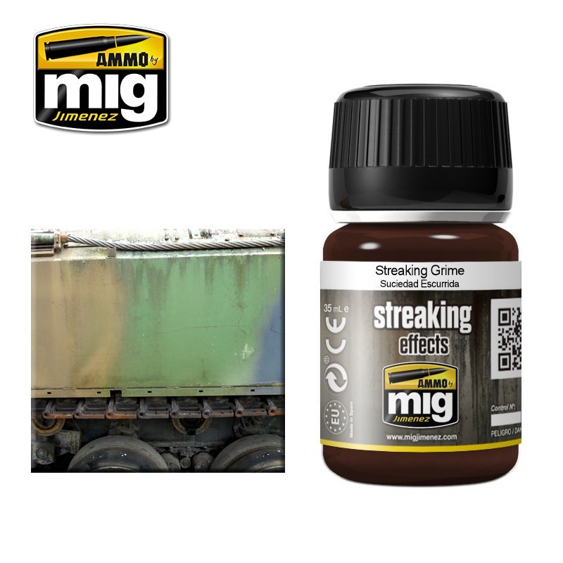 STREAKING Grime for Panzer Grey (35mL) (Ammo Mig)