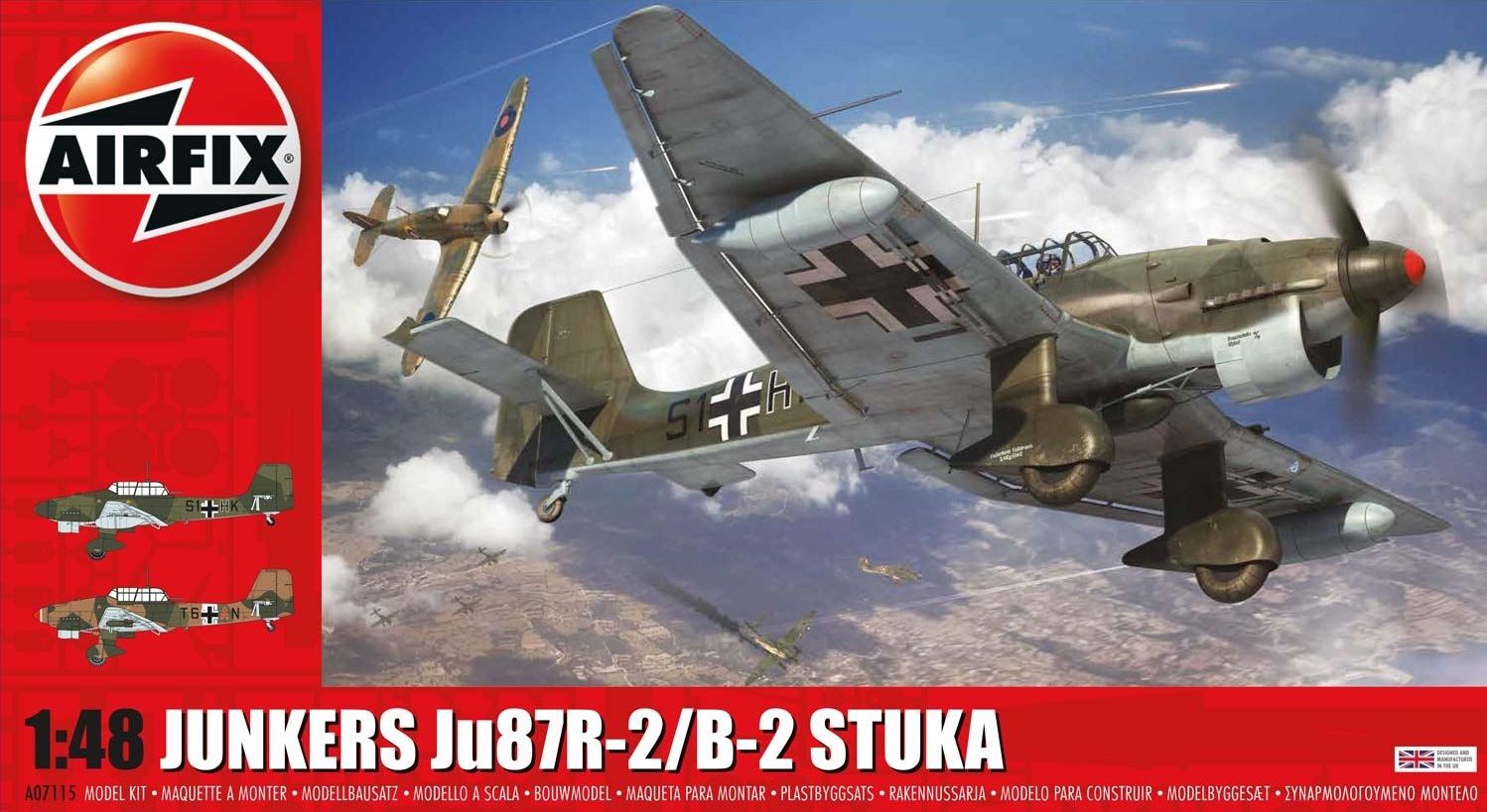 Model kit 1/48 Junkers Ju-87B/R-2 'Stuka' (Airfix)