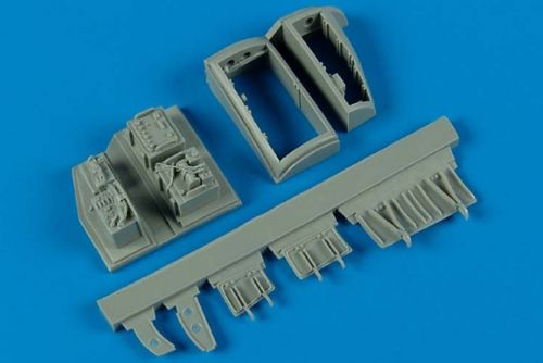Additions (3D resin printing) 1/32 Douglas A-4E/A-4F Skyhawk electronic bays (designed to be used with Trumpeter kits) 
