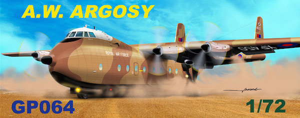 Model kit 1/72 Armstrong-Whitworth Argosy Decals RAF (Mach 2)