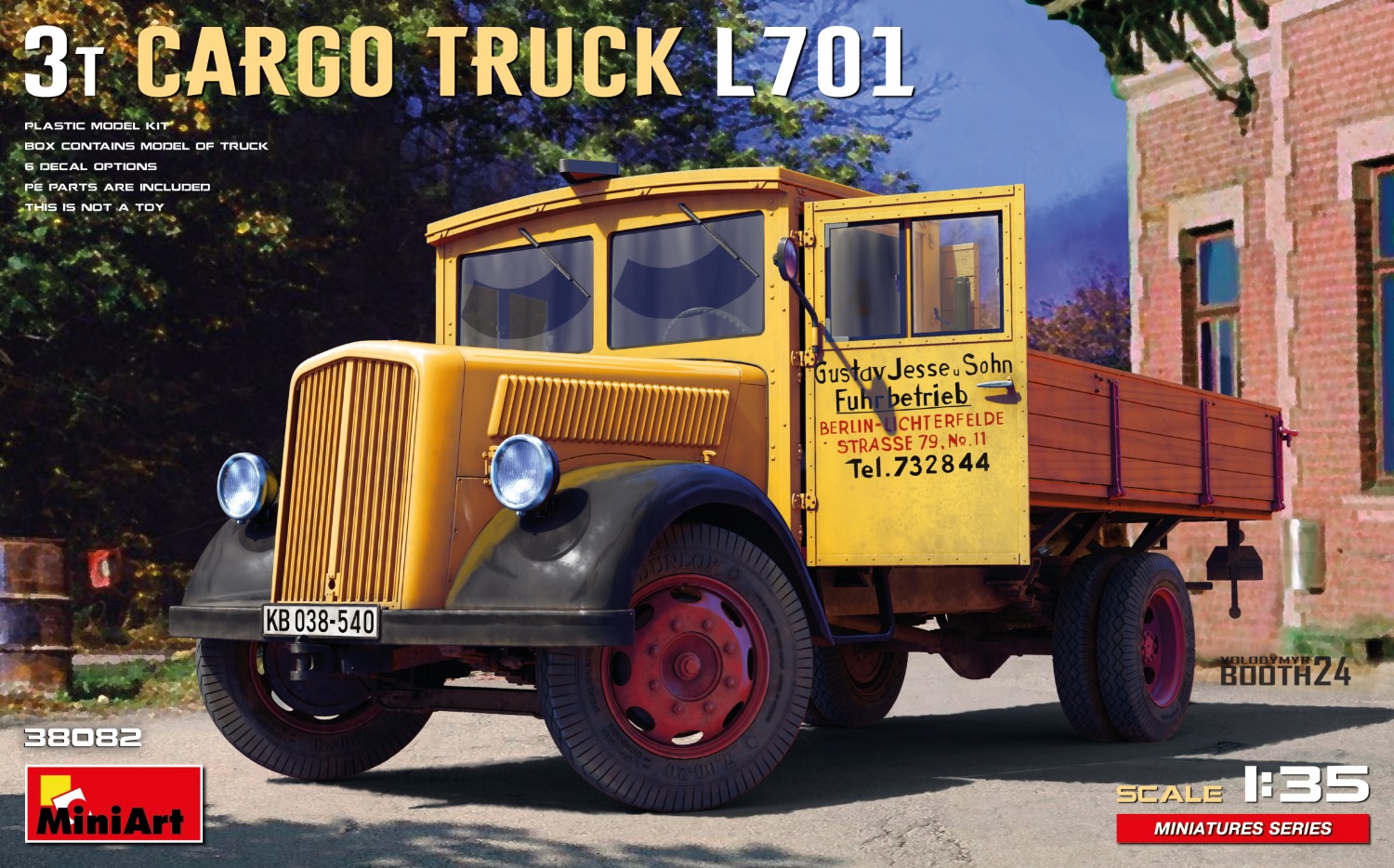 Model kit 1/35 3t Cargo Truck L701 (MiniArt)