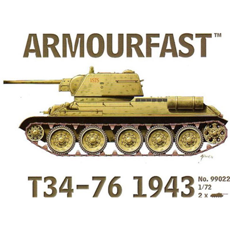 Model kit 1/72 T-34/76 (Armourfast)