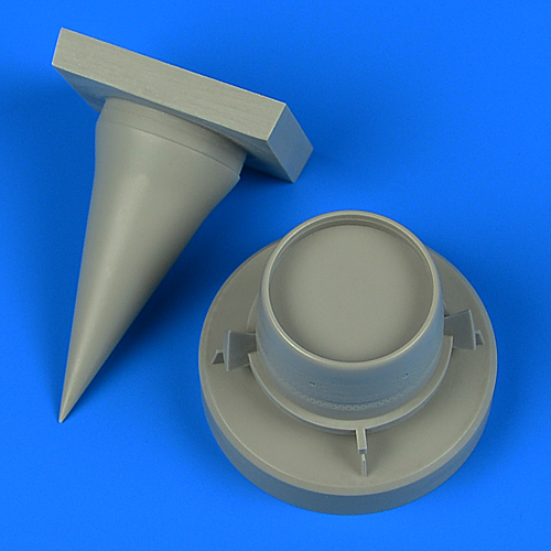 Additions (3D resin printing) 1/32 Mikoyan MiG-21MF Fishbed J correct radome (designed to be used with Trumpeter kits)