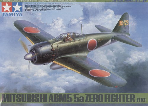 Model kit 1/48 Mitsubishi A6M5/5a 'Zero' (Zeke) (Tamiya)