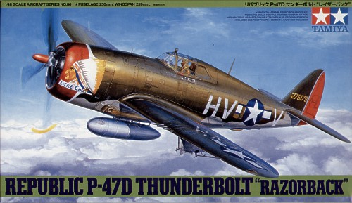 Model kit 1/48 Republic P-47D Thunderbolt Razorback (Tamiya) 