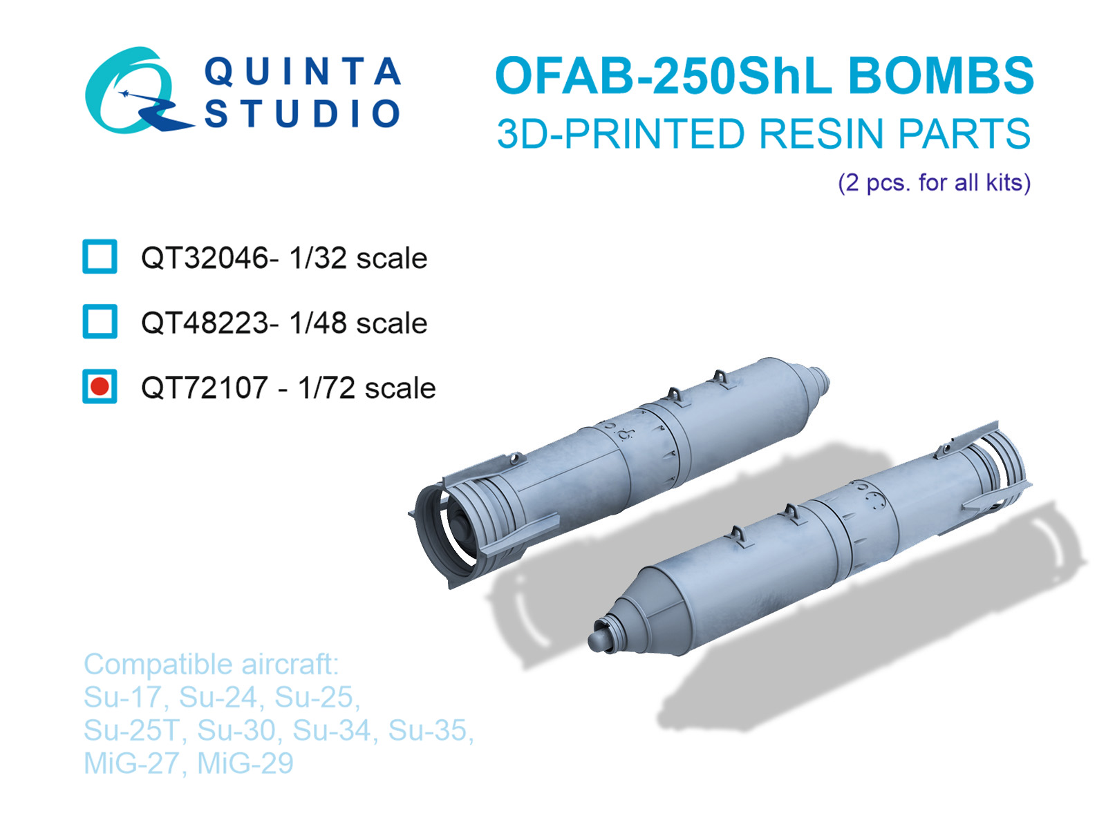 OFAB-250ShL Bombs, 2 pcs (for all kits)