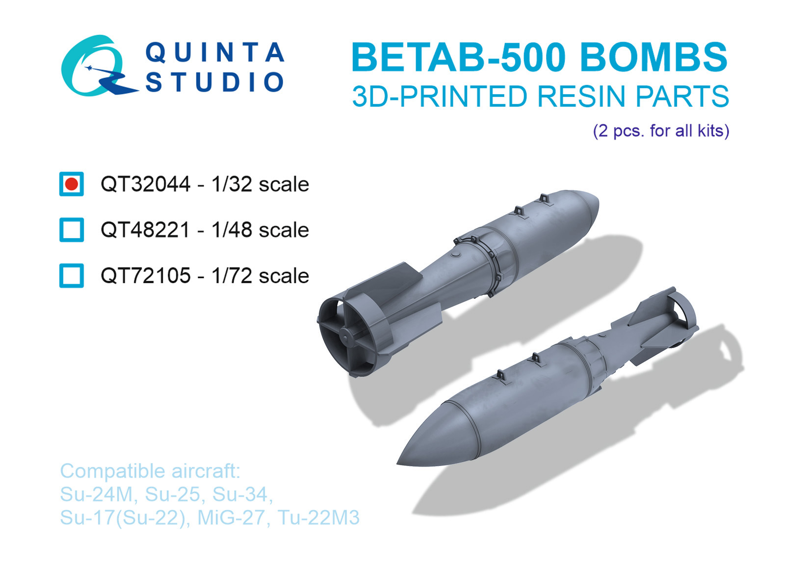 BETAB-500 Bombs, 2 pcs (for all kits)