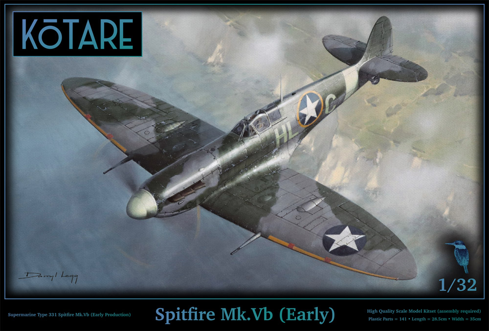 Model kit 1/32 Supermarine Spitfire Mk.Vb (Early) (Kotare)
