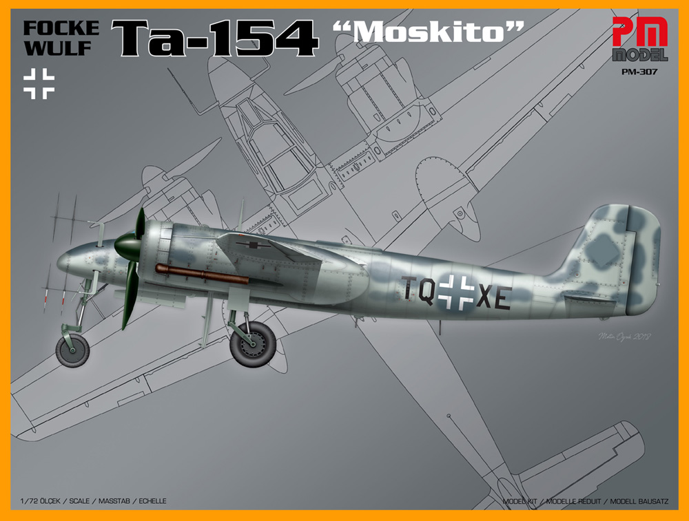 Model kit 1/72 Focke-Wulf Ta-154 Moskito (PM Model)
