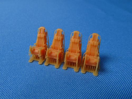 Additions (3D resin printing) 1/72 Rockwell B-1B Lancer Ejection seats (designed to be used with Airfix, Monogram and Revell kits)